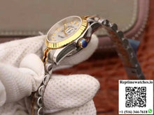 Rolex Lady Datejust 18K Gold 28MM Silver Dial - Watches