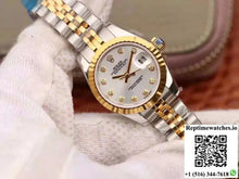 Rolex Lady Datejust 18K Gold 28MM Silver Dial - Watches