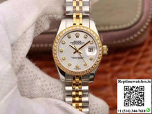 Rolex Lady Datejust 18K Yellow Gold 28MM Silver Dial - Watches