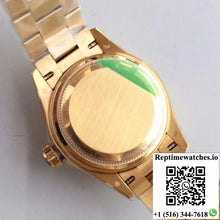 Rolex Lady Datejust 279138RBR 28MM Yellow Gold Champagne Dial - Watches