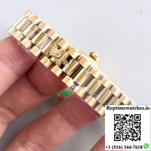 Rolex Lady Datejust 279138RBR 28MM Yellow Gold Champagne Dial - Watches