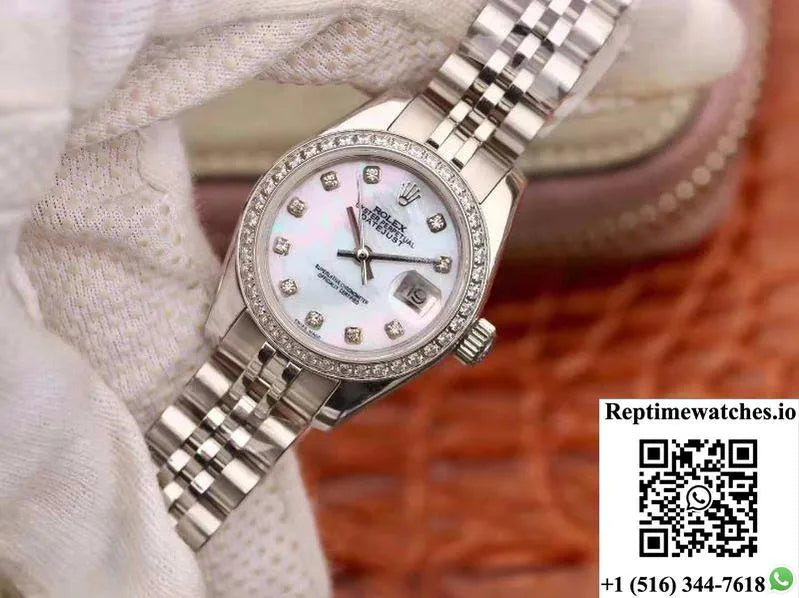 Rolex Lady Datejust 28Mm Mother Of Pearl Dial-Rep Time Watches