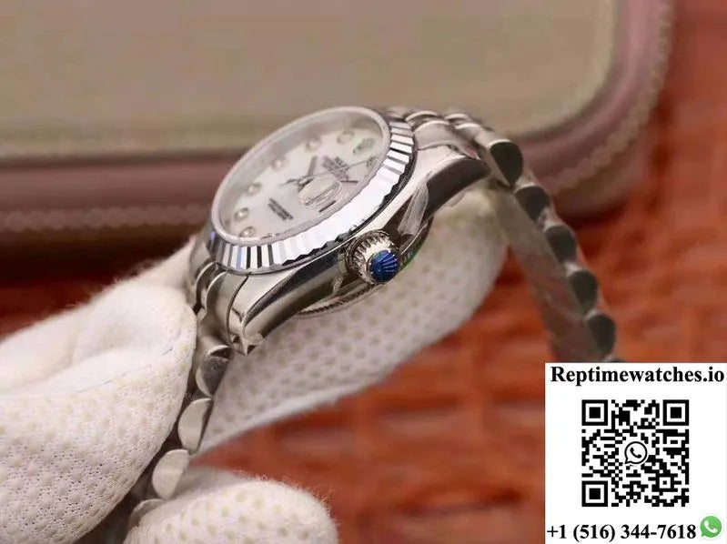 Rolex Lady Datejust 28Mm White Dial-Rep Time Watches