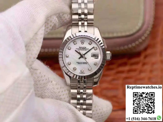 Rolex Lady Datejust 28MM White Dial - Watches