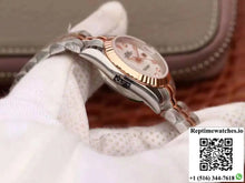 Rolex Lady Datejust Rose Gold 28MM White Enamel Dial - Watches