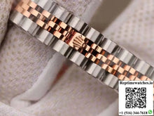 Rolex Lady Datejust Two Tone Bracelet 28MM Enamel Dial - Watches