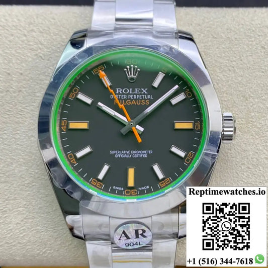 Rolex Milgauss 116400GV AR Factory Black Dial Product Photo 1