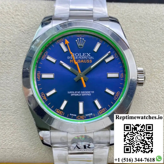 Rolex Milgauss 116400GV AR Factory Blue Dial Product Photo 1
