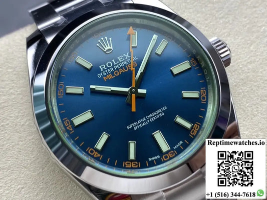 Rolex Milgauss M116400GV-0002 VS Factory Blue Dial AI Factory