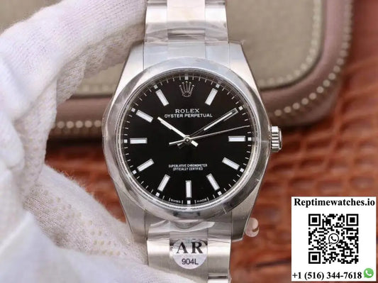 Rolex Oyster Perpetual 114300 39MM AR Factory Black Dial Product Photo 1