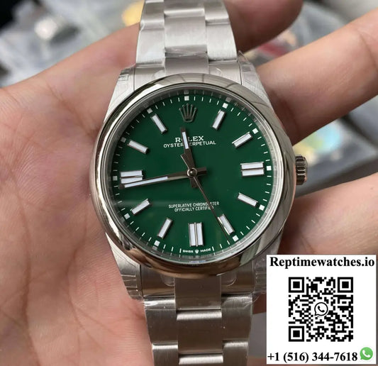 Rolex Oyster Perpetual 41MM M124300-0005 VS Factory Green Dial - Watches