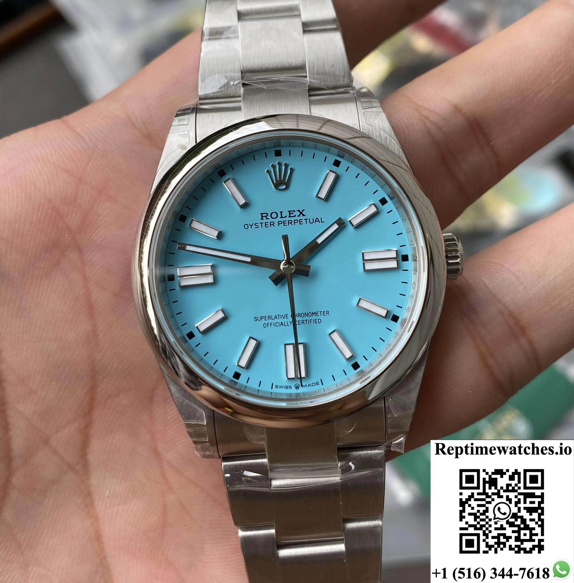 Rolex Oyster Perpetual 41Mm M124300-0006 Vs Factory Stainless Steel-Rep Time Watches