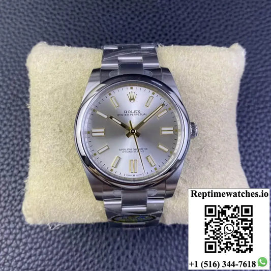Rolex Oyster Perpetual M124300-0001 41MM Clean Factory Silver Dial - Watches