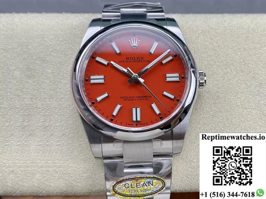 Rolex Oyster Perpetual M124300-0007 41Mm Clean Factory Stainless Steel-Rep Time Watches