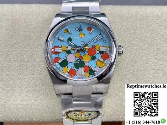 Rolex Oyster Perpetual M126000-0009 36Mm Clean Factory Stainless Steel-Rep Time Watches