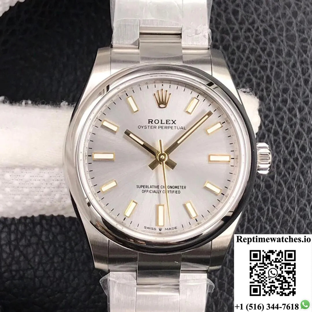 Rolex Oyster Perpetual M277200-0001 31Mm Ew Factory Silver Dial-Rep Time Watches
