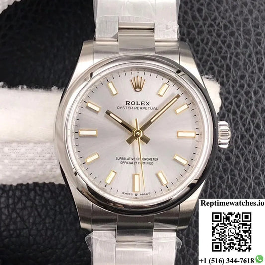 Rolex Oyster Perpetual M277200-0001 31Mm Ew Factory Silver Dial-Rep Time Watches