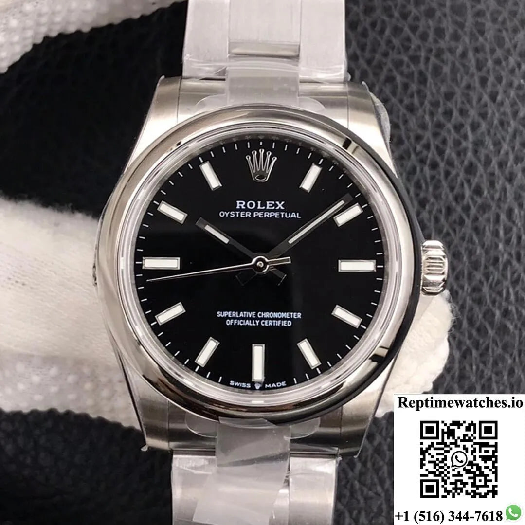 Rolex Oyster Perpetual M277200-0002 31Mm Ew Factory Black Dial-Rep Time Watches