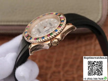 Rolex Oyster Perpetual Yacht Master 116695 Silver Diamonds Dial - Watches