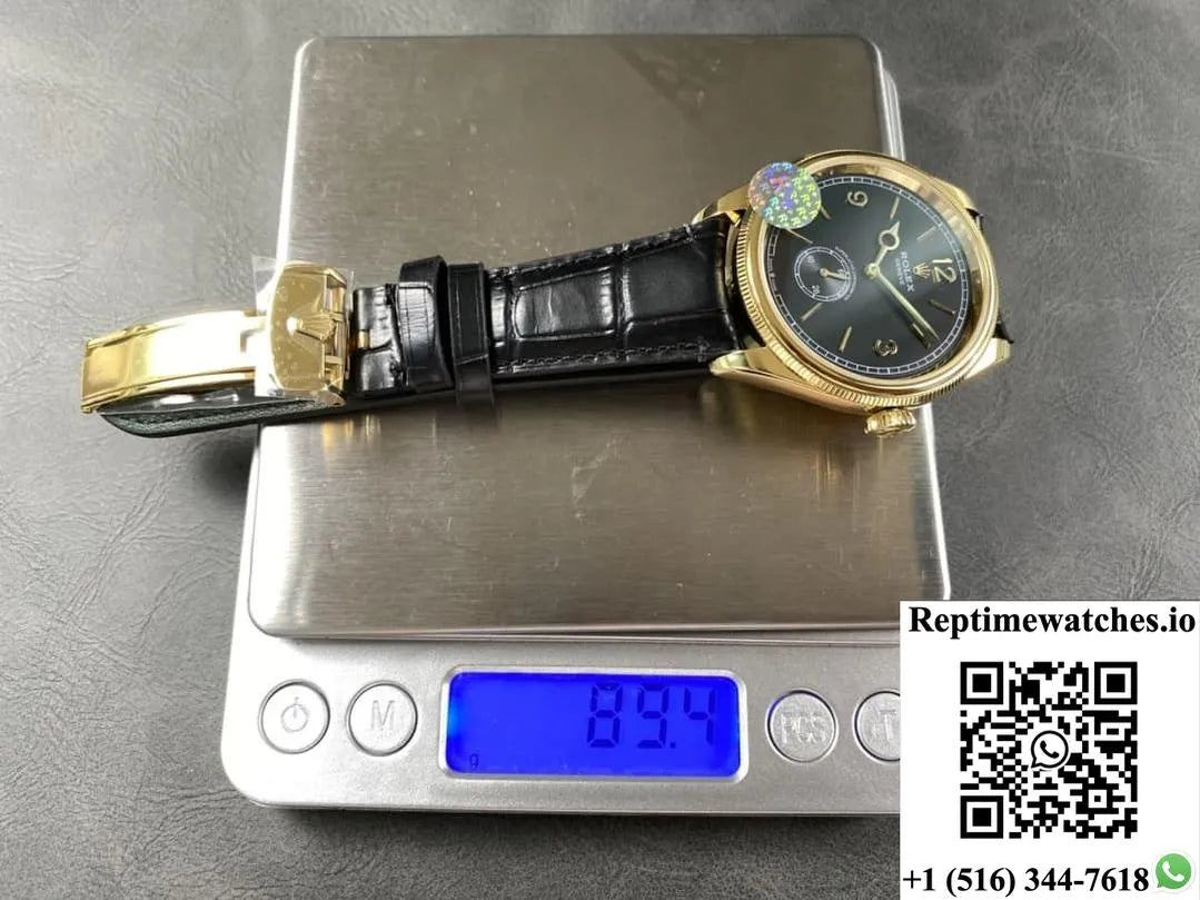 Rolex Perpetual 1908 M52508-0002 R+ Factory Black Strap-Rep Time Watches
