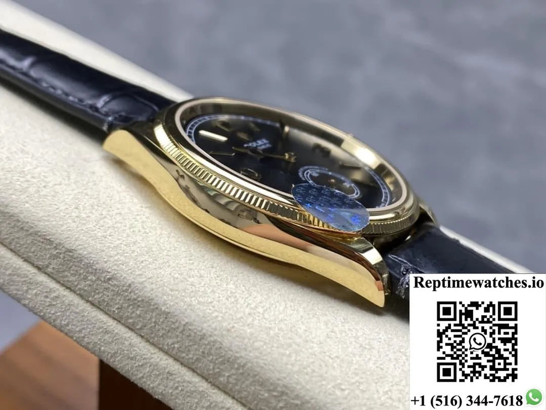 Rolex Perpetual 1908 M52508-0002 R+ Factory Black Strap-Rep Time Watches
