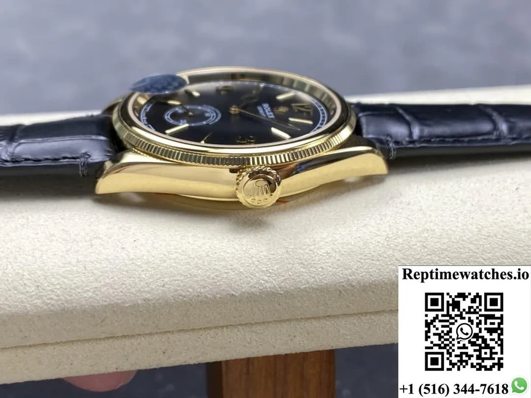 Rolex Perpetual 1908 M52508-0002 R+ Factory Black Strap-Rep Time Watches