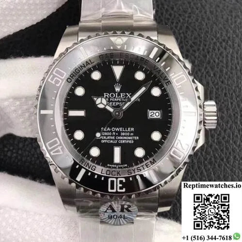 Rolex Sea Dweller 116660-98210 Ar Factory Black Dial-Rep Time Watches