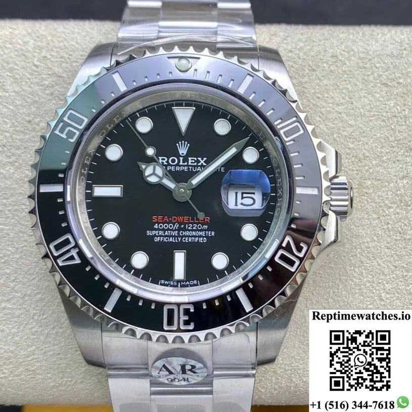 Rolex Sea Dweller 126600 50Th Anniversary 2018 Ar Factory Black Dial-Rep Time Watches