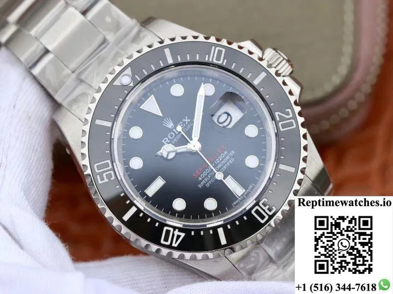 Rolex Sea-Dweller 126600 Noob Factory V9 Black Dial-Rep Time Watches