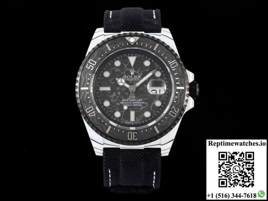 Rolex Sea-Dweller Diw Factory Carbon Fiber Black Strap - Watches