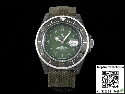 Rolex Sea-Dweller Diw Factory Carbon Fiber Green Dial - Watches