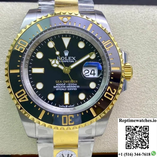 Rolex Sea Dweller M126603-0001 Ar Factory Yellow Gold-Rep Time Watches