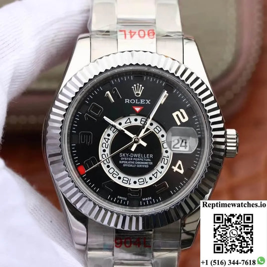Rolex Sky Dweller 326939 Noob Factory Stainless Steel-Rep Time Watches