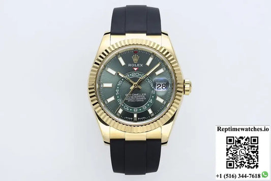 Rolex Sky-Dweller 336238-0004 ZF Factory Rubber Strap