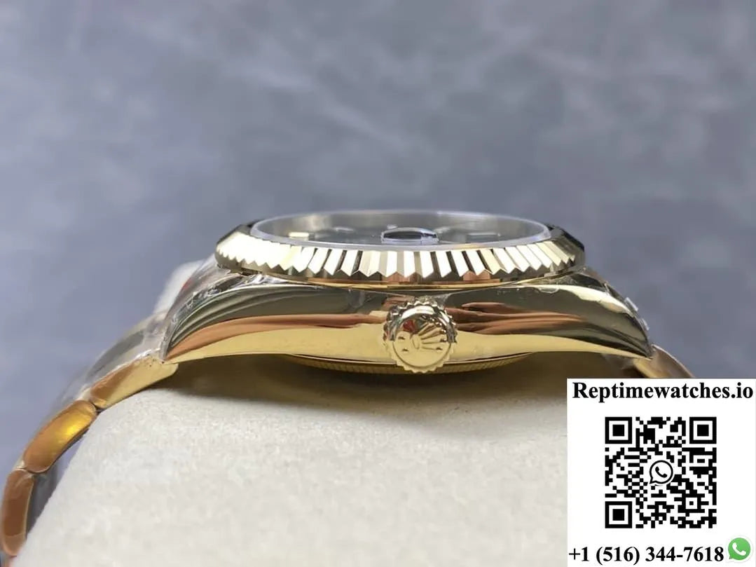 Rolex Sky-Dweller 336938-0007 Noob Factory Gold Color Strap-Rep Time Watches