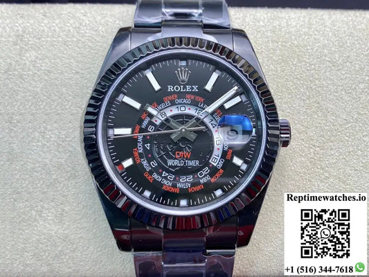 Rolex Sky Dweller 40MM WWF Factory DIW All Black - Watches