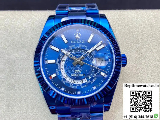 Rolex Sky Dweller 40MM WWF Factory DIW Blue Dial - Watches