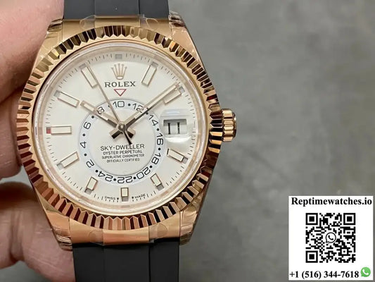 Rolex Sky Dweller M326235-0004 Noob Factory Gold Case - Watches