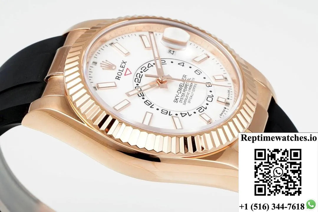 Rolex Sky-Dweller M326235-0004 Zf Factory V2 White Dial-Rep Time Watches