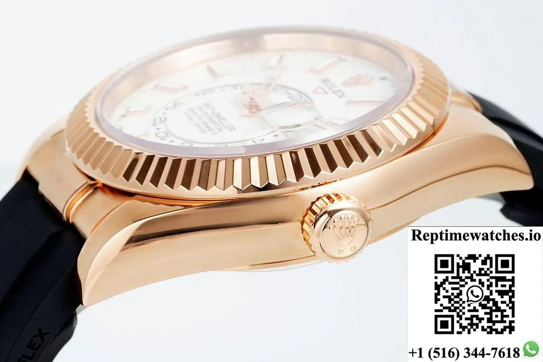 Rolex Sky-Dweller M326235-0004 Zf Factory V2 White Dial-Rep Time Watches