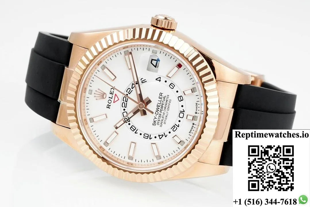 Rolex Sky-Dweller M326235-0004 Zf Factory V2 White Dial-Rep Time Watches