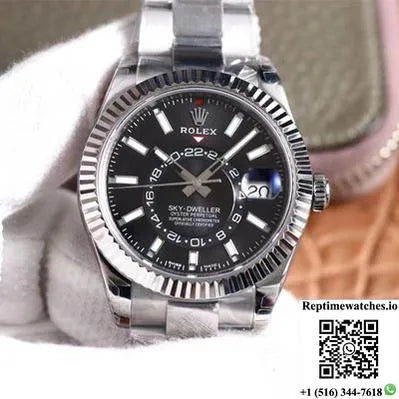 Rolex Sky Dweller M326934-0005 Noob Factory Black Dial-Rep Time Watches