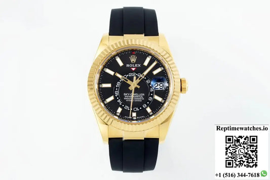 Rolex SKY-DWELLER m336238-0002 ZF Factory V2 18K yellow gold Crown