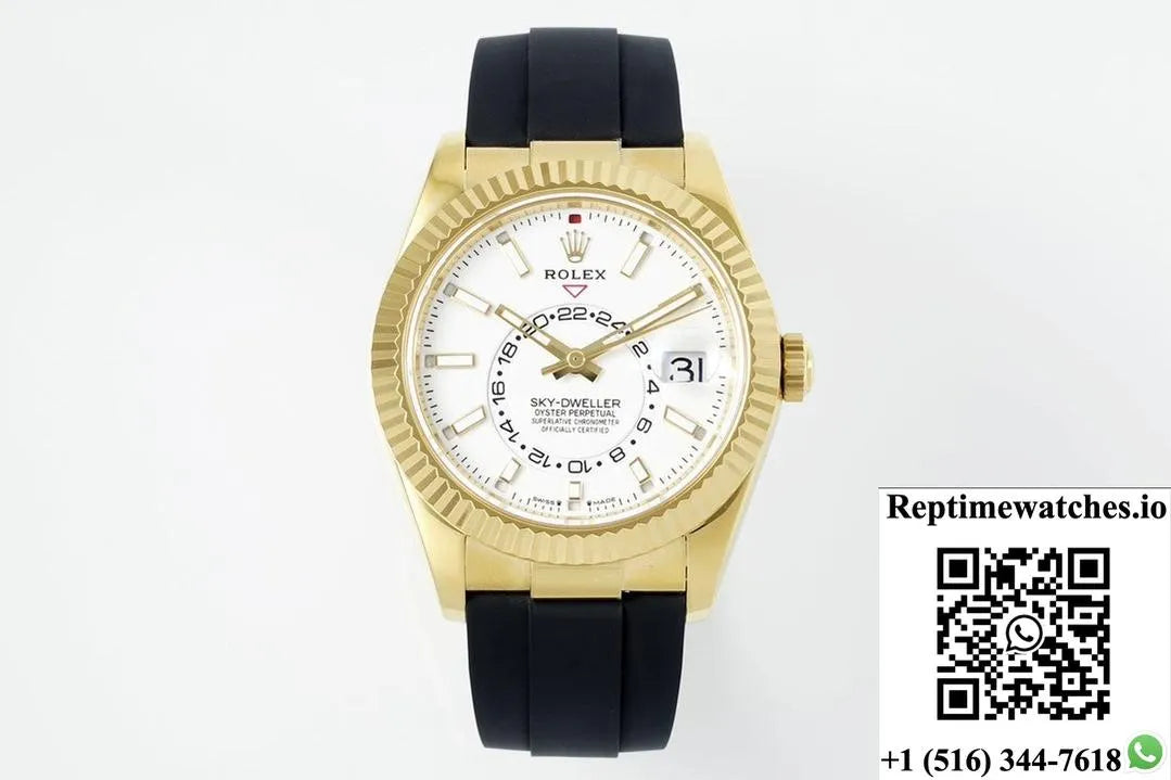 Rolex Sky-Dweller M336238-0003 Zf Factory V2 18K Yellow Gold Case-Rep Time Watches