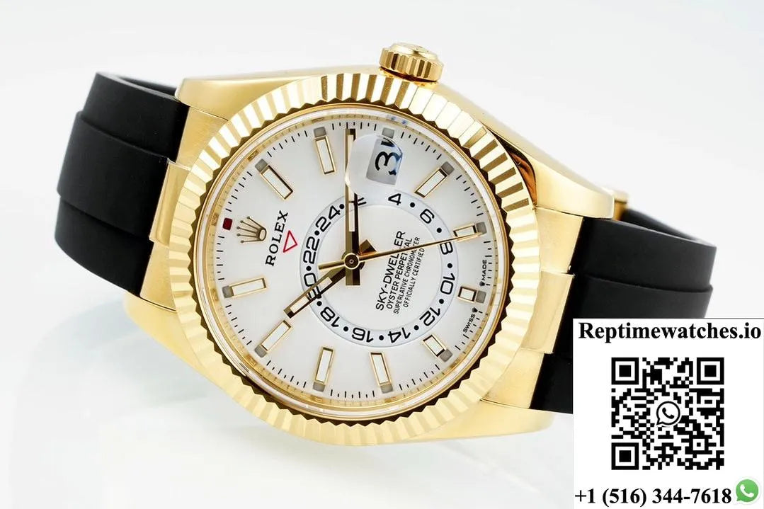Rolex Sky-Dweller M336238-0003 Zf Factory V2 18K Yellow Gold Case-Rep Time Watches