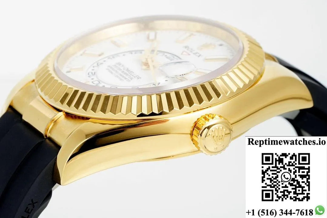 Rolex Sky-Dweller M336238-0003 Zf Factory V2 18K Yellow Gold Case-Rep Time Watches