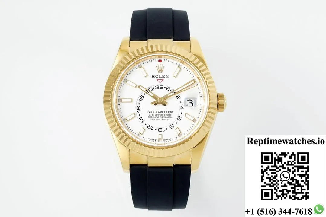 Rolex Sky-Dweller M336238-0003 Zf Factory V2 18K Yellow Gold Case-Rep Time Watches