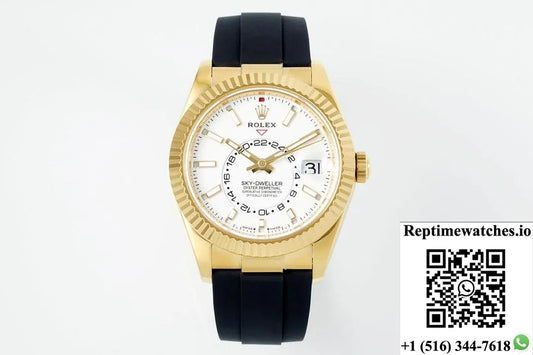 Rolex Sky-Dweller M336238-0003 Zf Factory V2 18K Yellow Gold Case-Rep Time Watches