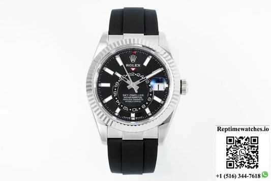 Rolex SKY-DWELLER m336239-0002 ZF Factory V2 18K White Gold Case