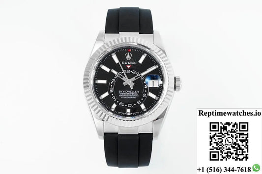 Rolex Sky-Dweller M336239-0002 Zf Factory V2 18K White Gold Case-Rep Time Watches